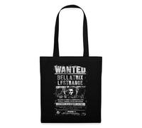 Spreadshirt Harry Potter Bellatrix Lestrange Wanted Poster Tote Bag, taille unique, noir