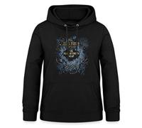 Spreadshirt Harry Potter Carte du Maraudeur - Hogwarts/Poudlard - Marque Officielle Sweat À Capuche Femme, XL, Noir