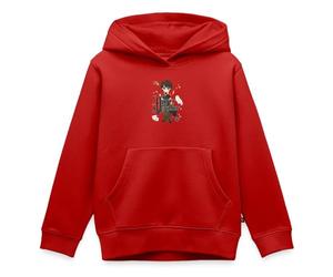 Spreadshirt Harry Potter Chibi Hedwige Nimbus Quidditch Gryffondor Gryffindor Sweat À Capuche Enfant Premium, 110/116 (4 Ans), Rouge