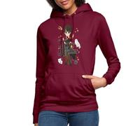 Spreadshirt Harry Potter Chibi Hedwige Nimbus Quidditch Gryffondor Gryffindor Sweat À Capuche Femme, S, Bordeaux