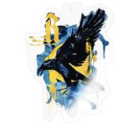 Spreadshirt Harry Potter Corbeau Serdaigle/Ravenclaw Autocollant Sticker, 10 x 10 cm, brillant transparent