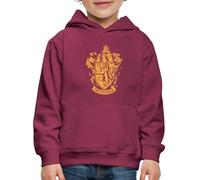 Spreadshirt Harry Potter Emblème Gryffindor Poudlard Gryffondor Pull À Capuche Premium Enfant, 98/104 (3-4 Ans), Bordeaux