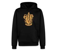 Spreadshirt Harry Potter Emblème Gryffindor Poudlard Gryffondor Sweat À Capuche Premium Homme, S, Noir