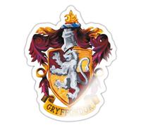 Spreadshirt Harry Potter Emblème Gryffondor | Gryffindor Peinture Autocollant/Sticker, 10 x 10 cm, blanc brillant