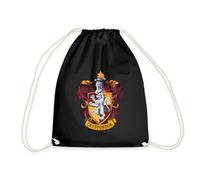 Spreadshirt Harry Potter Emblème Gryffondor | Gryffindor Peinture Sac À Dos Cordon, Taille Unique, Noir