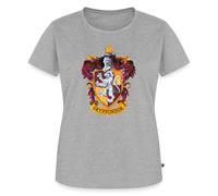 Spreadshirt Harry Potter Emblème Gryffondor | Gryffindor Peinture T Shirt Femme Premium, L, Gris chiné