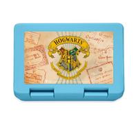 Spreadshirt Harry Potter Emblème Hogwarts/Poudlard Boîte À Goûter, taille unique, bleu saphir