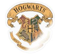 Spreadshirt Harry Potter Emblème Hogwarts Vintage Licence Autocollant Sticker, 10 x 10 cm, brillant transparent