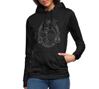 Spreadshirt Harry Potter Emblème Serdaigle Ravenclaw Sweat À Capuche Femme, L, Noir
