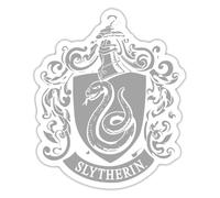 Spreadshirt Harry Potter Emblème Serpentard Slytherin Autocollant/Sticker, 10 x 10 cm, blanc mat
