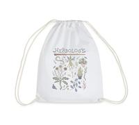 Spreadshirt Harry Potter Herbology Herbes Botaniques Design Sac À Dos Cordon, Taille Unique, Blanc