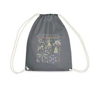 Spreadshirt Harry Potter Herbology Herbes Botaniques Design Sac À Dos Cordon, Taille Unique, Gris