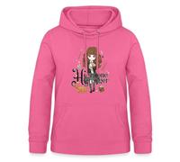 Spreadshirt Harry Potter Hermione Granger Chibi Sweat À Capuche Femme, S, Rose