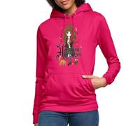 Spreadshirt Harry Potter Hermione Granger Chibi Sweat À Capuche Femme, S, Rubis