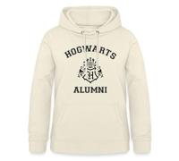 Spreadshirt Harry Potter Hogwarts Alumni - Poudlard Humour Sweat À Capuche Femme, L, Vanille