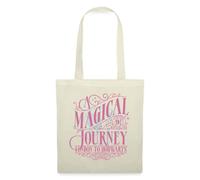 Spreadshirt Harry Potter La Voie 9 ¾ Design En Rose Et Bleu Tote Bag, taille unique, nature