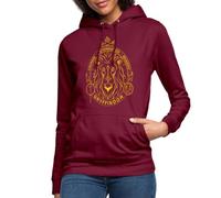 Spreadshirt Harry Potter Lion Gryffondor Animal Patron - Gryffindor Merch Sweat À Capuche Femme, XXL, Bordeaux