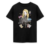 Spreadshirt Harry Potter Luna Dragonneau/Luna Lovegood - Chibi T-Shirt Ado, 152/164 (12-14 Ans), Noir