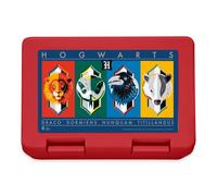 Spreadshirt Harry Potter Maisons Poudlard/Hogwarts Drapeaux Lunch Box, taille unique, rouge
