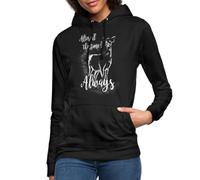 Spreadshirt Harry Potter Patronus Bichette Biche Sweat À Capuche Femme, S, Noir