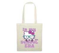 Spreadshirt Hello Kitty Avec Des Lunettes In My School Era Tote Bag, taille unique, nature