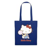 Spreadshirt Hello Kitty Avec Une Sucette Tote Bag, taille unique, bleu royal