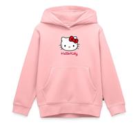 Spreadshirt Hello Kitty Classique avec Lettrage Hello Kitty Sweat À Capuche Enfant Premium, 146/152 (10 Ans), Rose
