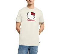 Spreadshirt Hello Kitty Classique avec Lettrage Hello Kitty T Shirt Homme Premium, 5XL, Blanc cassé