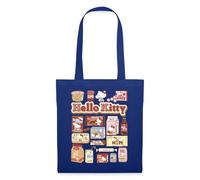Spreadshirt Hello Kitty Collage De Snacks Tote Bag, taille unique, bleu royal