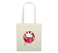 Spreadshirt Hello Kitty Dans Un Kimono Avec Des Fleurs Tote Bag