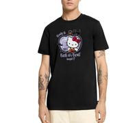 Spreadshirt Hello Kitty Halloween Bonbons Ou Un Sort T-Shirt Premium Homme, S, Noir
