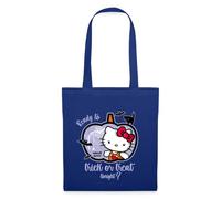 Spreadshirt Hello Kitty Halloween Bonbons Ou Un Sort Tote Bag, taille unique, bleu royal