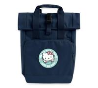 Spreadshirt Hello Kitty Just Be You Hello Kitty Club Sac À Dos À Rabat Enroulable avec Deux Poignées, taille unique, bleu marine