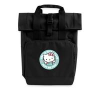 Spreadshirt Hello Kitty Just Be You Hello Kitty Club Sac À Dos À Rabat Enroulable avec Deux Poignées, taille unique, noir