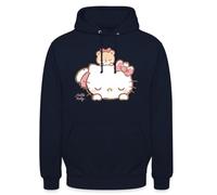 Spreadshirt Hello Kitty Ours en Peluche sur Le Dos Sweat À Capuche Unisexe