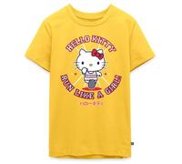Spreadshirt Hello Kitty Run Like A Girl T Shirt Ado Premium, 158/164 (12 Ans), Jaune