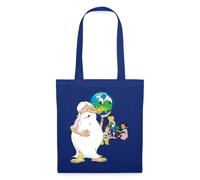 Spreadshirt Hello Maestro avec un globe à la main Sac En Tissu, taille unique, bleu royal