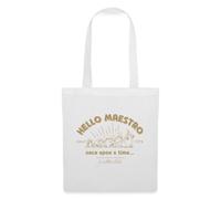 Spreadshirt Hello Maestro Développement Il était une fois Sac En Tissu, taille unique, blanc