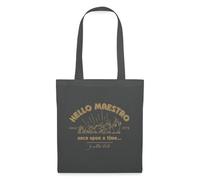 Spreadshirt Hello Maestro Développement Il était Une Fois Sac en Tissu, Taille Unique, Gris Graphite