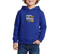 Spreadshirt Hot Wheels Design Anniversaire Prêt À Célébrer Sweat À Capuche Enfant Premium, 158/164 (12 Ans), Bleu Roi
