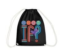 Spreadshirt If: What If Marchandises Officielles du Film Sac À Dos Cordon, Taille Unique, Noir