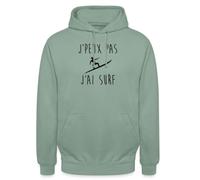 Spreadshirt J’Peux Pas J’AI Surf Surfeur Cadeau Sweat À Capuche Unisexe