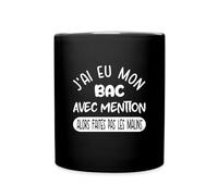 Spreadshirt J'ai Eu Mon Bac Mention Cadeau Bachelier Diplome Mug Tasse