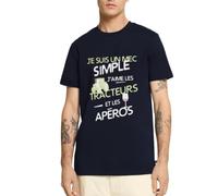 Spreadshirt J'aime Les Tracteurs Et Les Apéros T Shirt Homme Premium