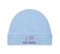 Spreadshirt J'aime Mon Tonton Cadeau Meilleur Tonton Bonnet Bébé Coton Bio