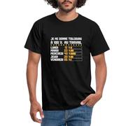 Spreadshirt Je Me Donne Toujours À 100% Au Travail Humour Collègue Travail Vendredi T Shirt Homme, XL, Noir