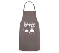 Spreadshirt Je N'ai Pas 50 Ans Cadeau d'Anniversaire Tablier Cuisine, taille unique, gris