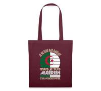 Spreadshirt Je Ne Suis Pas Parfait Mais Algérien Humour Algérie Cadeau Tote Bag, taille unique, bordeaux
