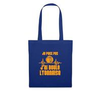 Spreadshirt Je Peux Pas J’ai Boule Lyonnaise Humour Cadeau Lyon Tote Bag, taille unique, bleu royal