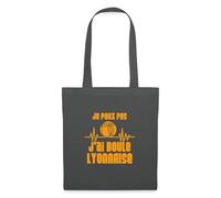 Spreadshirt Je Peux Pas J’ai Boule Lyonnaise Humour Cadeau Lyon Tote Bag, taille unique, gris graphite